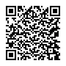 Codice QR per il numero di telefono +19074289191