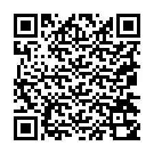 QR-koodi puhelinnumerolle +19074350754