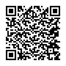 Código QR para número de telefone +19074359767