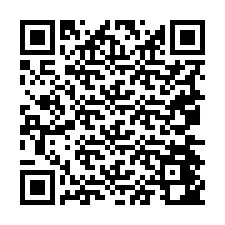 QR-код для номера телефона +19074442332