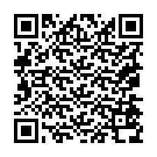 QR Code สำหรับหมายเลขโทรศัพท์ +19074538859