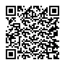 Codice QR per il numero di telefono +19074728294