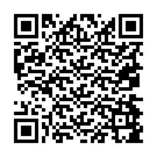 Codice QR per il numero di telefono +19074985243