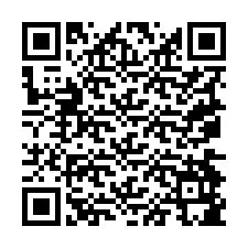 Codice QR per il numero di telefono +19074985618