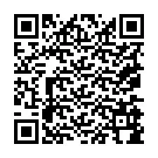 Código QR para número de teléfono +19075984519