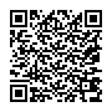 Código QR para número de teléfono +19077436089