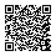 QR-код для номера телефона +19077442079