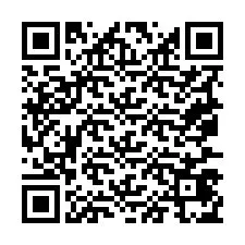 Código QR para número de teléfono +19077475129