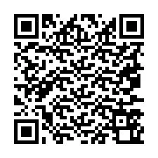 Código QR para número de telefone +19077560432