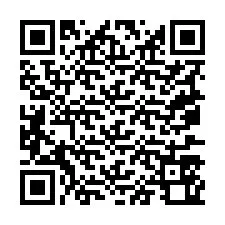 QR код за телефонен номер +19077560818