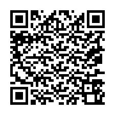 Codice QR per il numero di telefono +19077560819