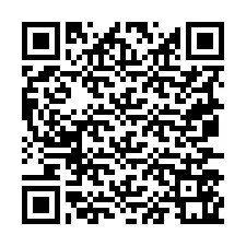 Código QR para número de telefone +19077561294