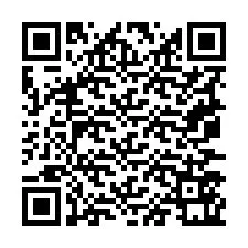 QR-kood telefoninumbri jaoks +19077561295