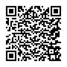 QR код за телефонен номер +19077561435