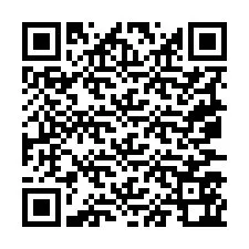 QR Code pour le numéro de téléphone +19077562198