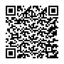 Kode QR untuk nomor Telepon +19077753419