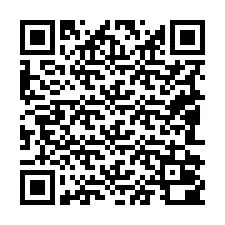 QR Code สำหรับหมายเลขโทรศัพท์ +19082000019