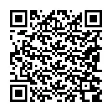 QR-код для номера телефона +19082208175