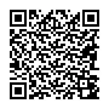 QR kód a telefonszámhoz +19083042247