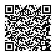 Código QR para número de teléfono +19083042251