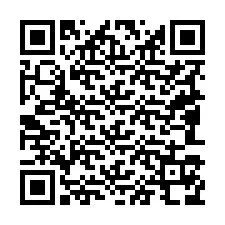 Código QR para número de teléfono +19083178008