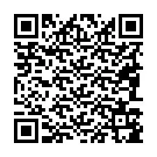 Código QR para número de teléfono +19083185503