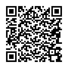 Código QR para número de teléfono +19083198147