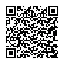 Código QR para número de teléfono +19083257015