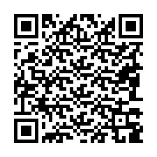 Código QR para número de teléfono +19083389007