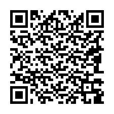 Código QR para número de teléfono +19083389008