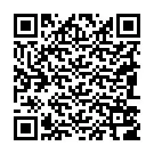 QR-koodi puhelinnumerolle +19083506644