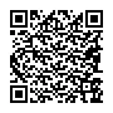 Código QR para número de teléfono +19083566167