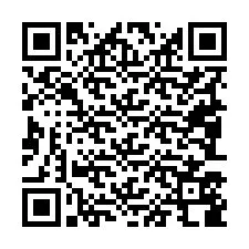 Código QR para número de teléfono +19083588123