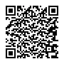 QR код за телефонен номер +19083636083