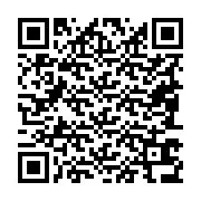 QR Code สำหรับหมายเลขโทรศัพท์ +19083636087