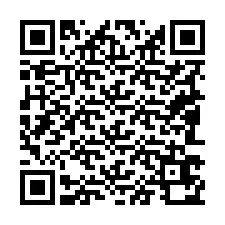 QR Code pour le numéro de téléphone +19083670219