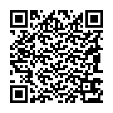 Código QR para número de teléfono +19083673050