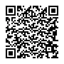 Codice QR per il numero di telefono +19083674724