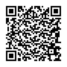 Código QR para número de teléfono +19083674740