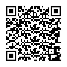 Kode QR untuk nomor Telepon +19083683819