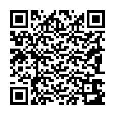 QR Code pour le numéro de téléphone +19083683821