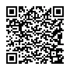 Código QR para número de teléfono +19083743931