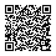 QR-koodi puhelinnumerolle +19083870254