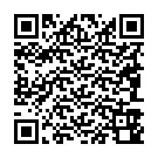 Código QR para número de telefone +19083940802