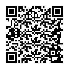 Código QR para número de teléfono +19084583493