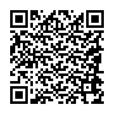 Código QR para número de teléfono +19084674878