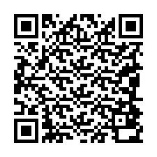 Código QR para número de teléfono +19084830130