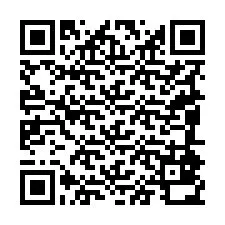 電話番号のQRコード +19084830804