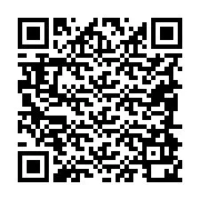 QR Code สำหรับหมายเลขโทรศัพท์ +19084920187