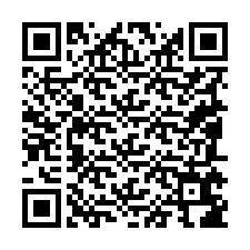 Código QR para número de teléfono +19085686459